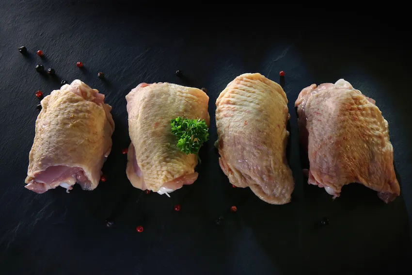 Hauts de cuisses de poulets bio