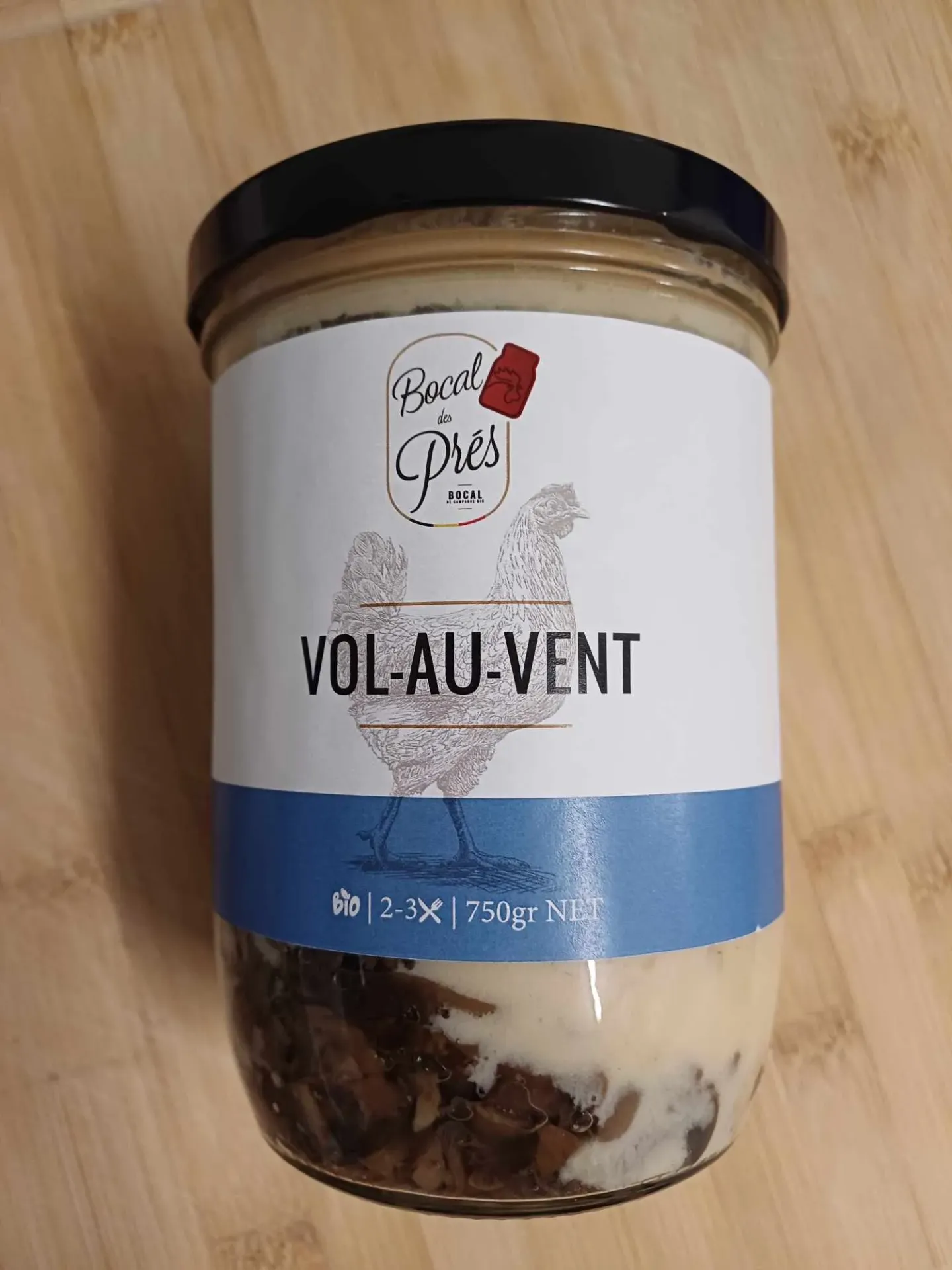 [1030] Vol-au-Vent de poulets bio