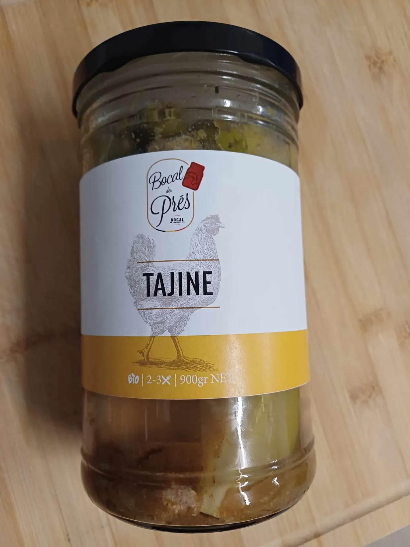 Tajine de poulets bio
