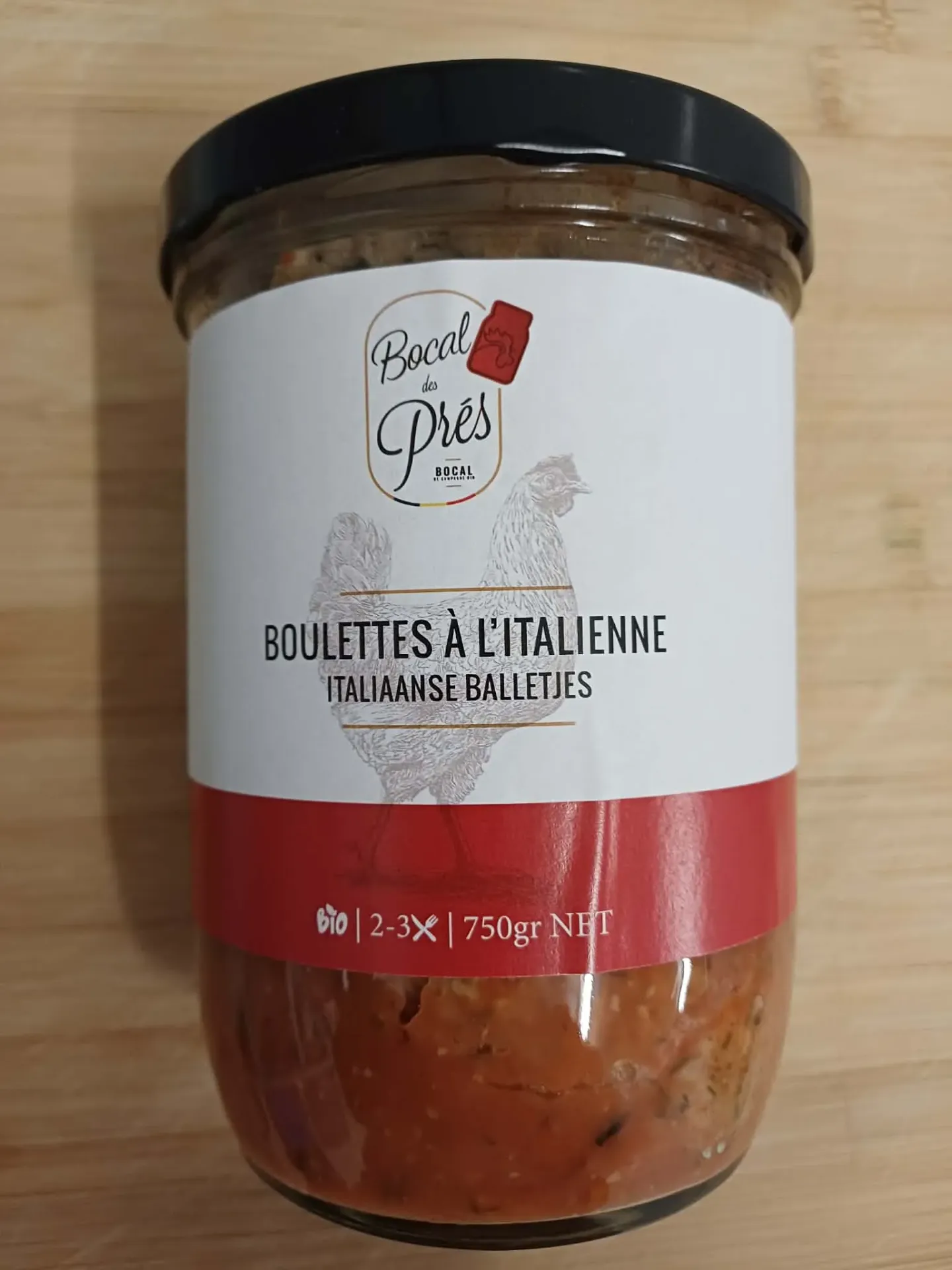 [1040] Boulettes Sauce Tomate bio