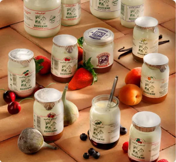 Yaourts aux fruits (bi-couches)